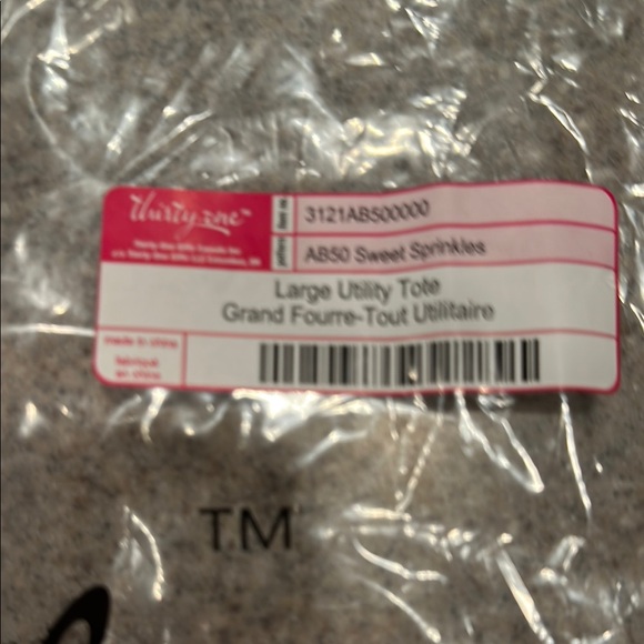 Colorful Ice Cream Print Large Utility Tote Bag - Picture 5 of 5